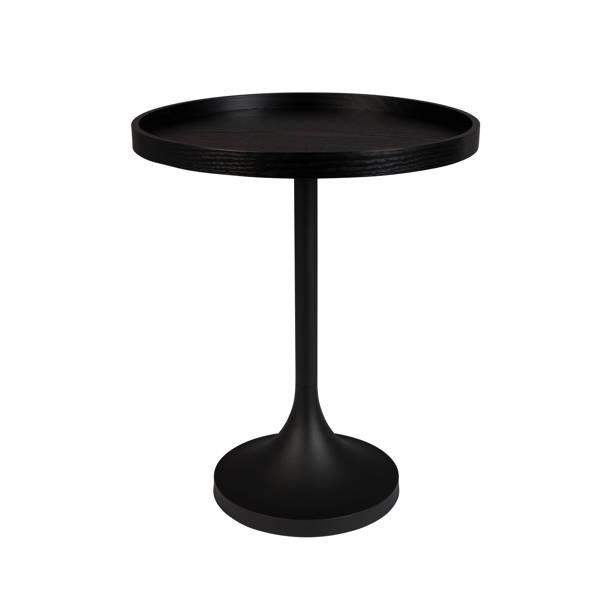 Noir Idiom Pedestal End Table Perigold